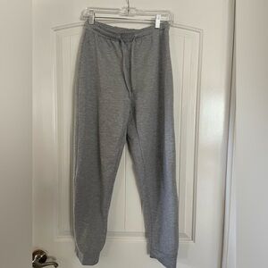 Gray sweatpants